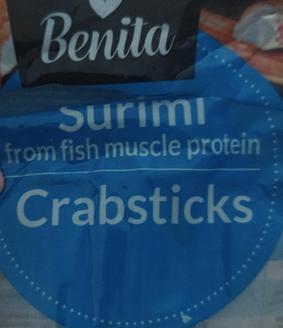 Фото - Crabsticks surimi from fish muscle protein Benita