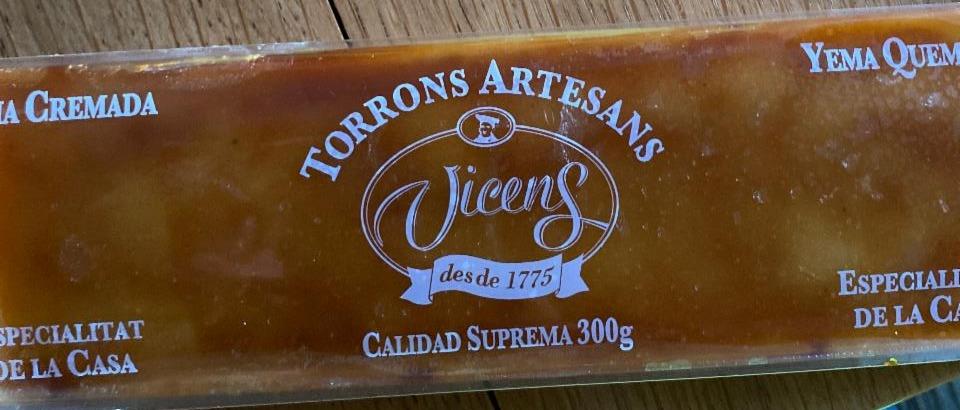 Фото - Turrón de yema quemada Torrons Artesans Vicens