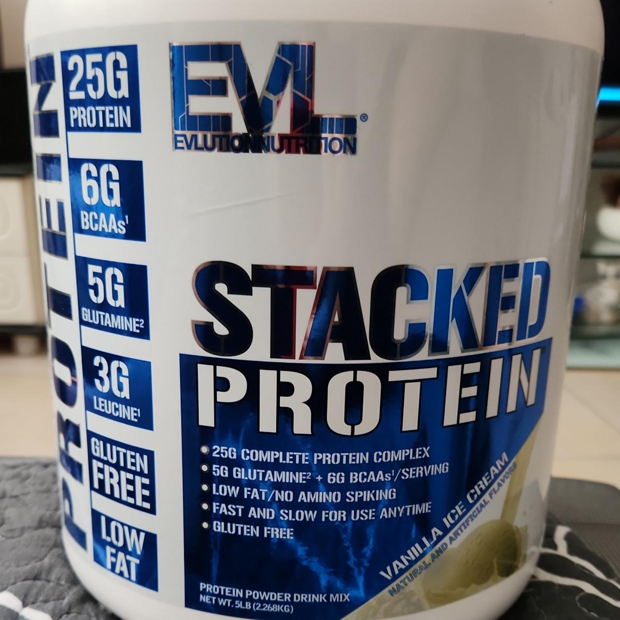 Фото - Stacked Protein Vanilla Ice cream EVL Evlutionnutrition