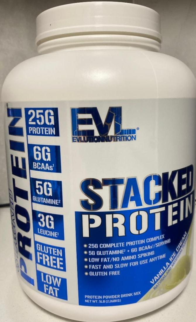 Фото - Stacked protein vanilla ice cream EVL Evlutionnutritionv