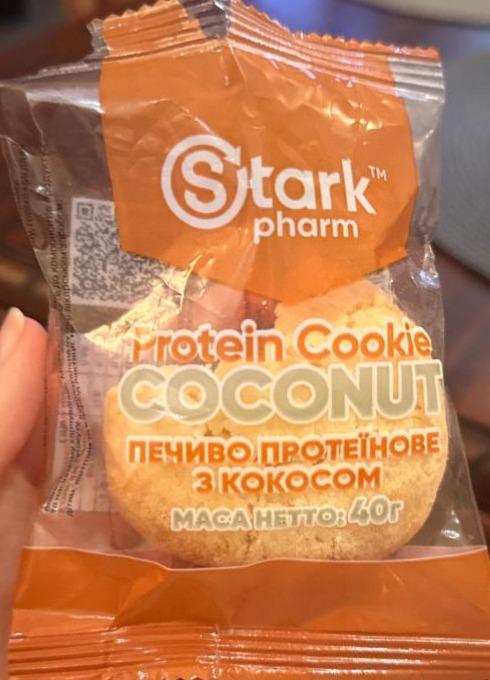 Фото - Печенье протеиновое с кокосом Protein Cookie Coconut Stark Pharm