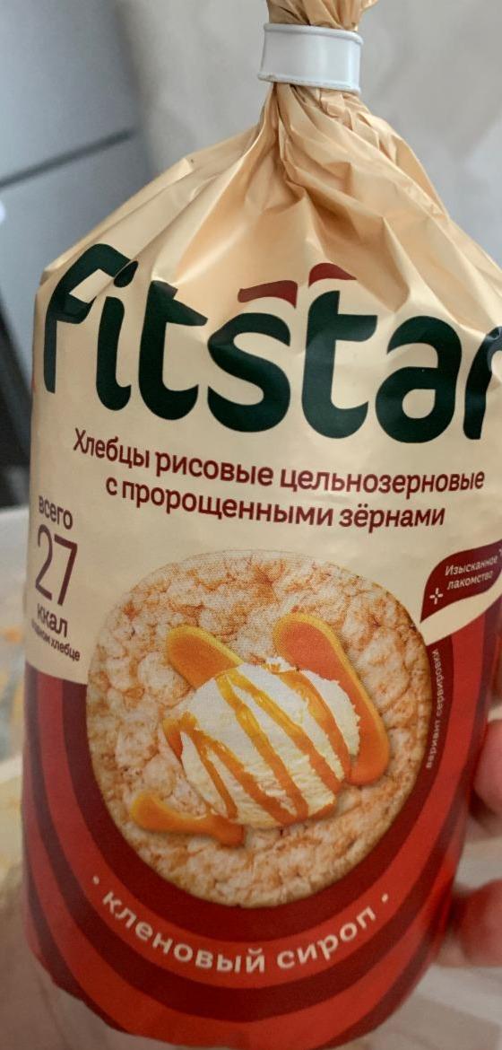 Фото - Хлебцы рисовые Кленовый сироп Fitstart