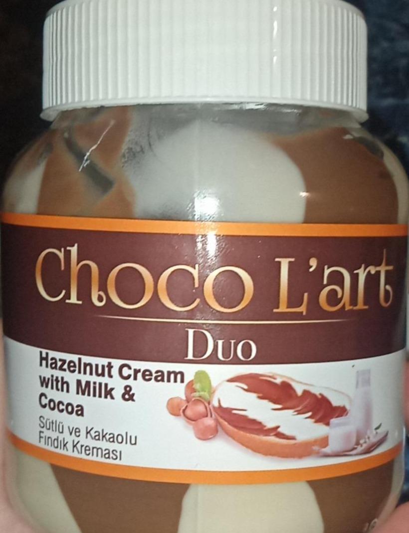 Фото - Hazelnut cream with milk&cocoa duo Choco L'Art