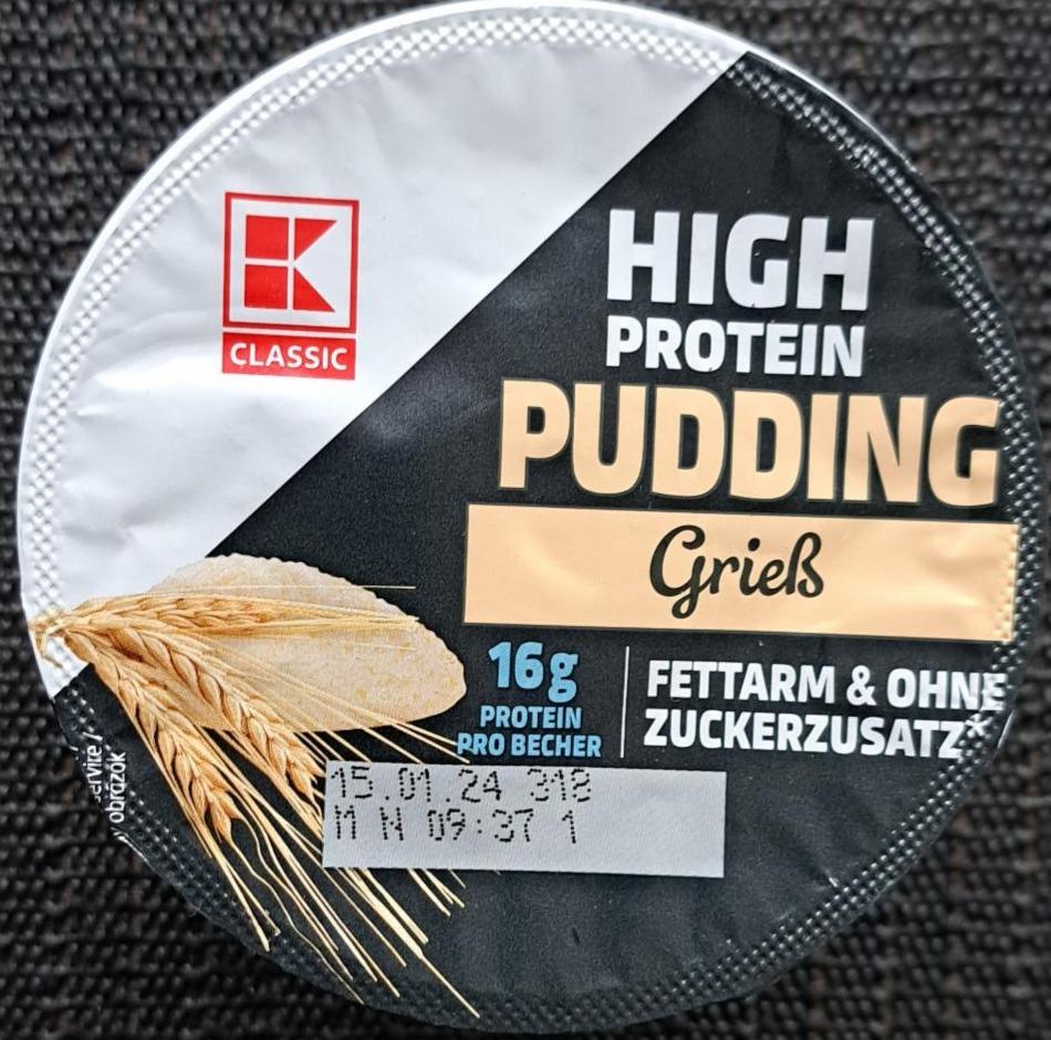 Фото - High protein pudding grieß K-Classic