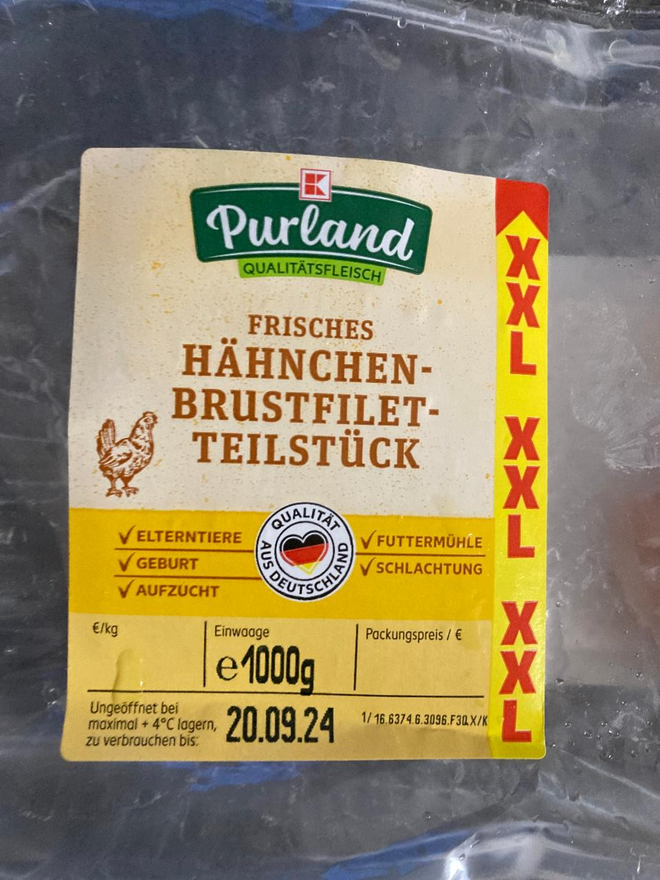 Фото - Hänchen-Brustfilet Teilstück Purland