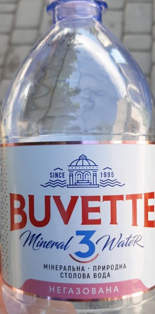 Фото - Вода минеральная негазированная Buvette