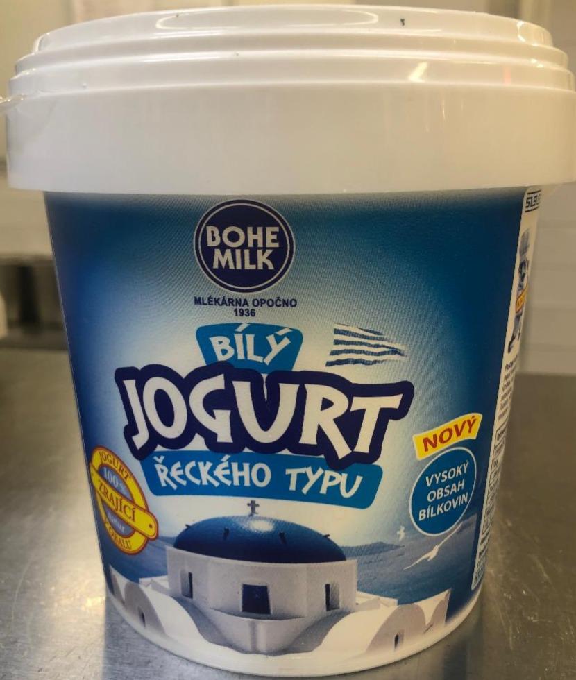 Фото - Jogurt bílý řeckého typu Bohe milk