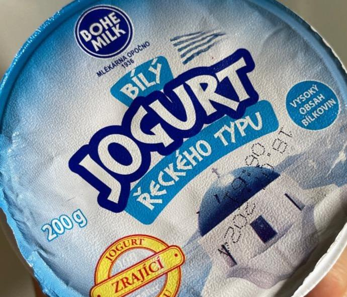 Фото - Jogurt bílý řeckého typu Bohe milk