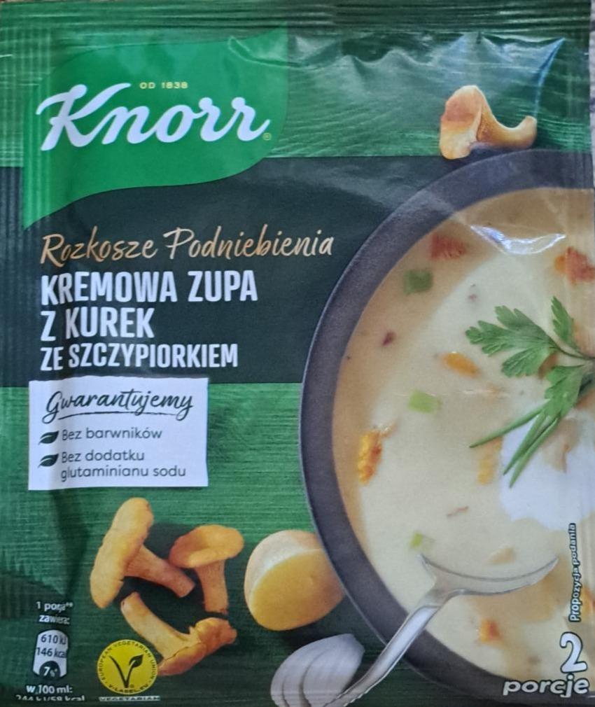 Фото - Kremowa zupa z kurek ze szczypiorkiem Knorr