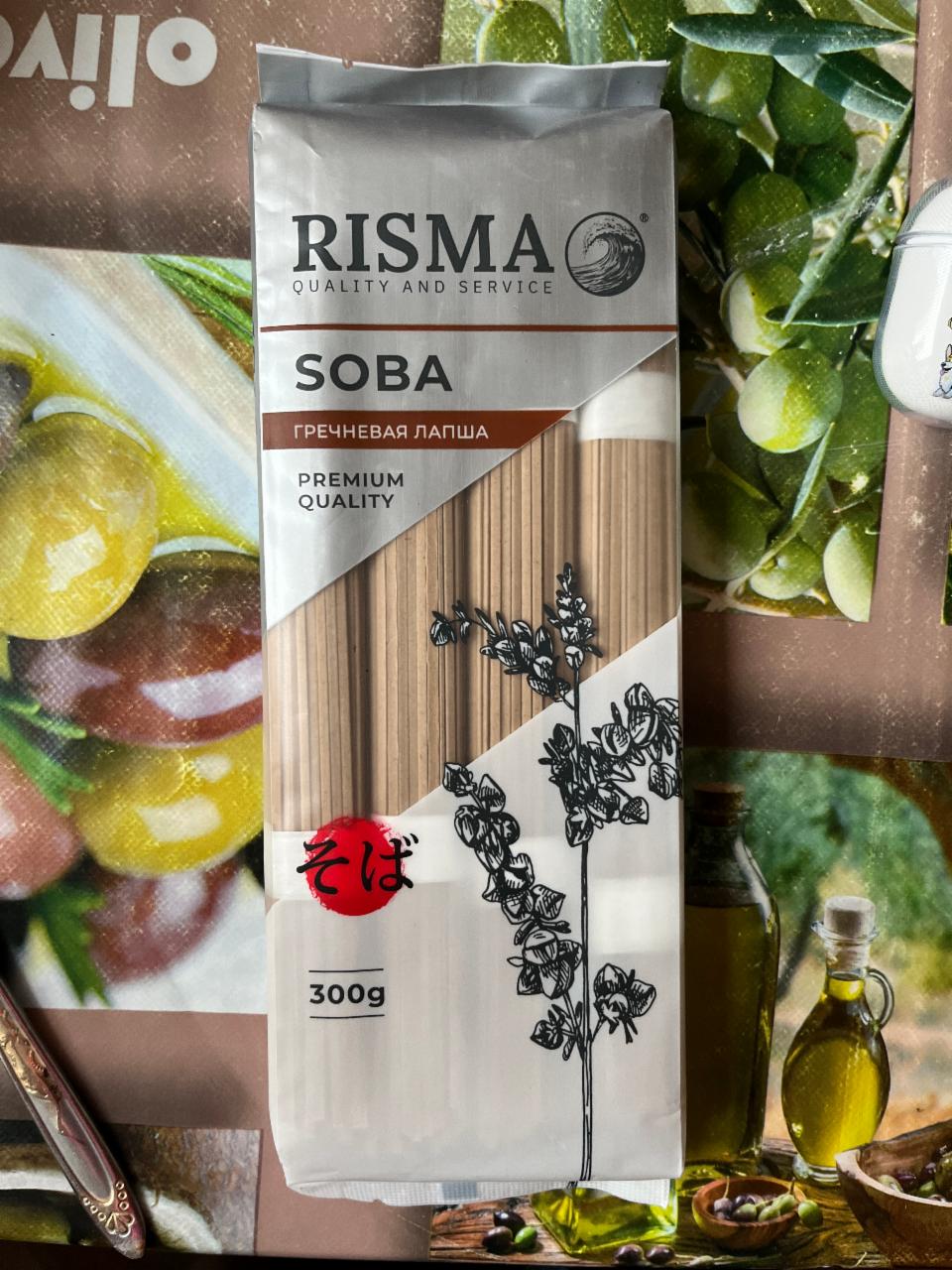 Фото - Лапша гречневая Soba Risma