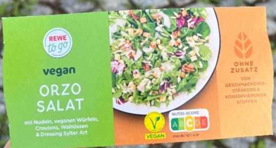 Фото - Orzo Salat vegan Rewe to go