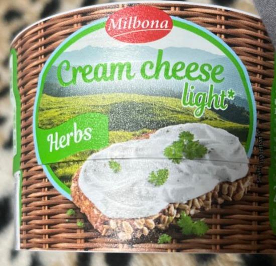 Фото - Cream cheese light herbs Milbona