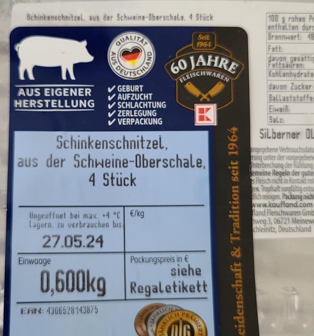 Фото - Schinkenschnitzel aus der schweine-oberschale ThorwartFleischwaren