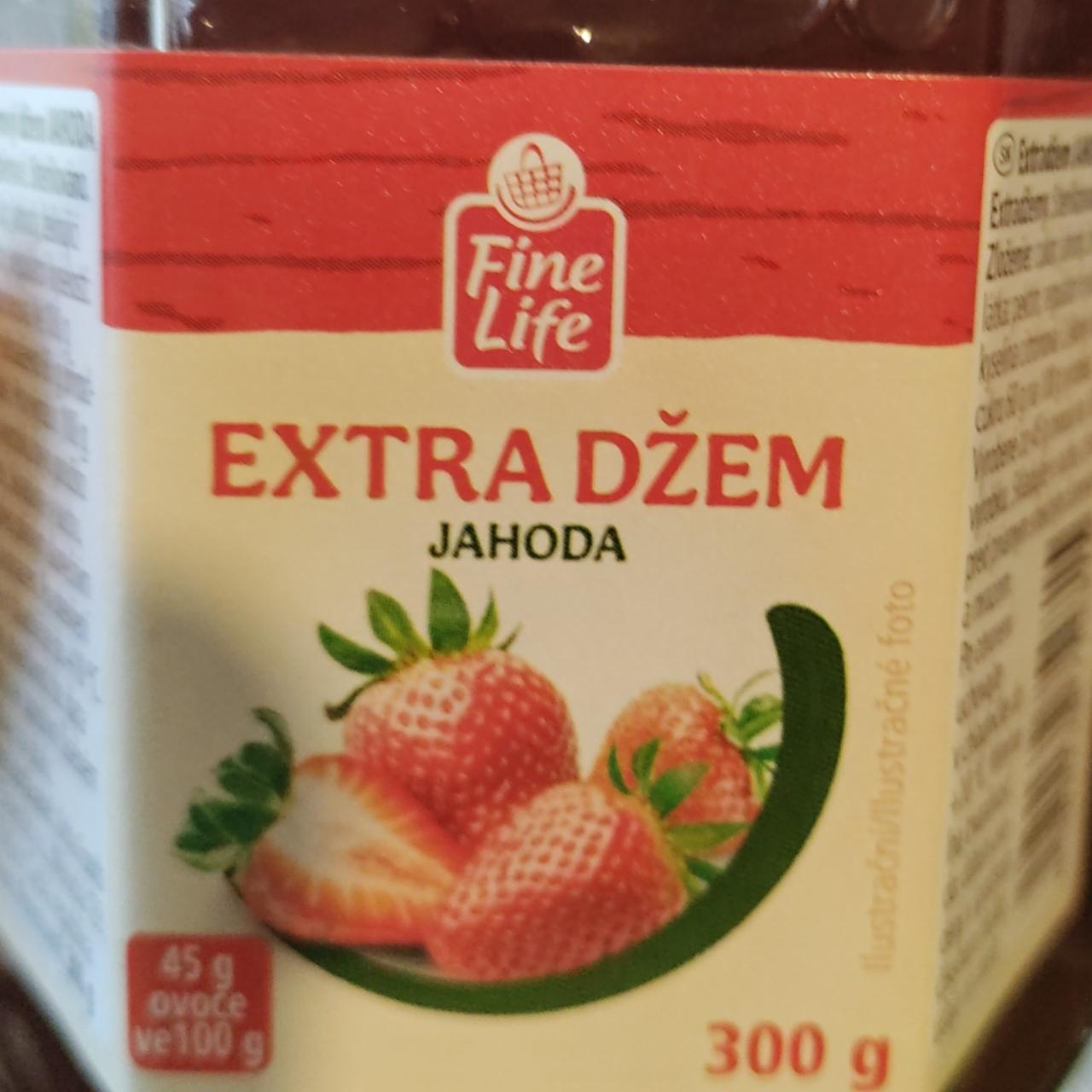 Фото - Джем клубничный extra džem Jahoda Fine Life