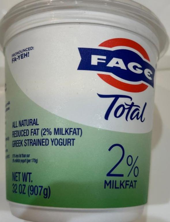 Фото - Total 2% milkfat greek yogurt Fage