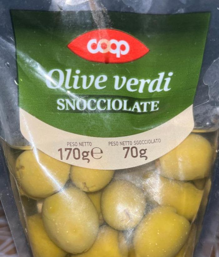 Фото - Olive verdi snocciolate Coop