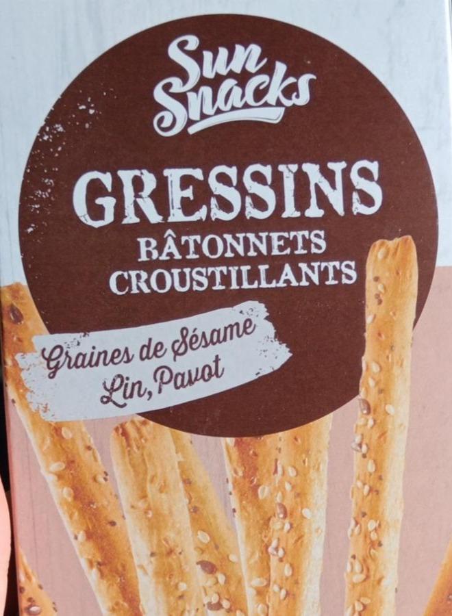 Фото - Gressins bâtonnets croustillants Sun Snacks