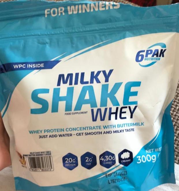 Фото - протеин Milky shake whey 6PAK Nutrition