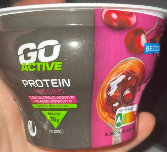 Фото - Protein pudding o smaku czekoladowym z wsadem wiśniowym Go active