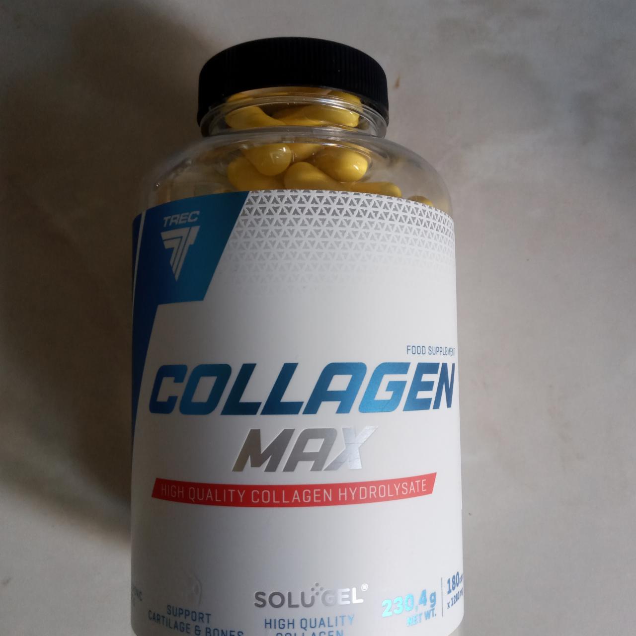 Фото - Коллаген с гиалоурановой кислотой и витамином С Collagen max Trec Nutrition