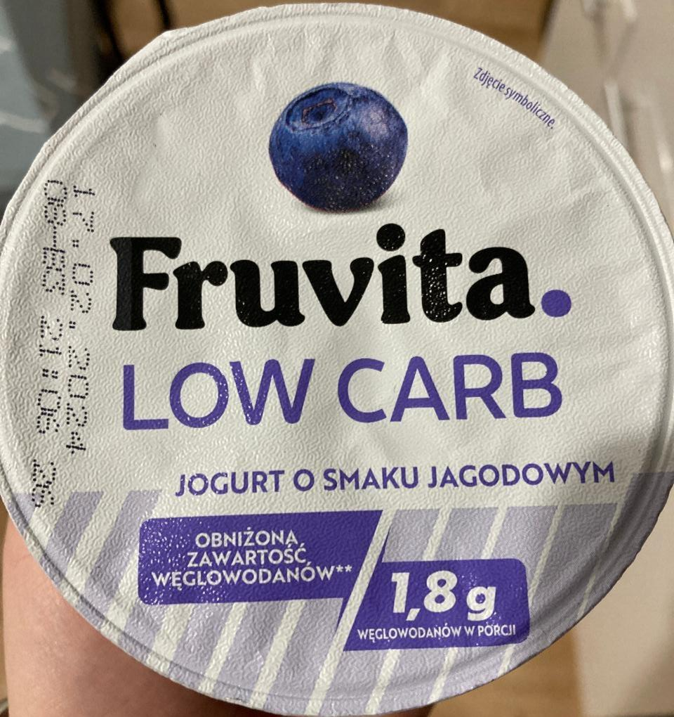 Фото - Jogurt o smaku jagodowym low carb Fruvita