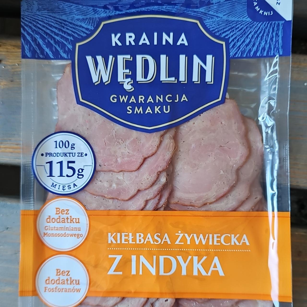 Фото - Kiełbasa Żywiecka z indyka Kraina Wędlin