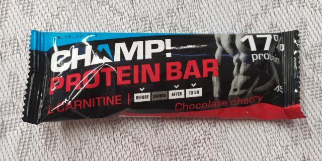 Фото - Батончик протеиновый 'Шоколадная вишня' 'Champ protein bar'