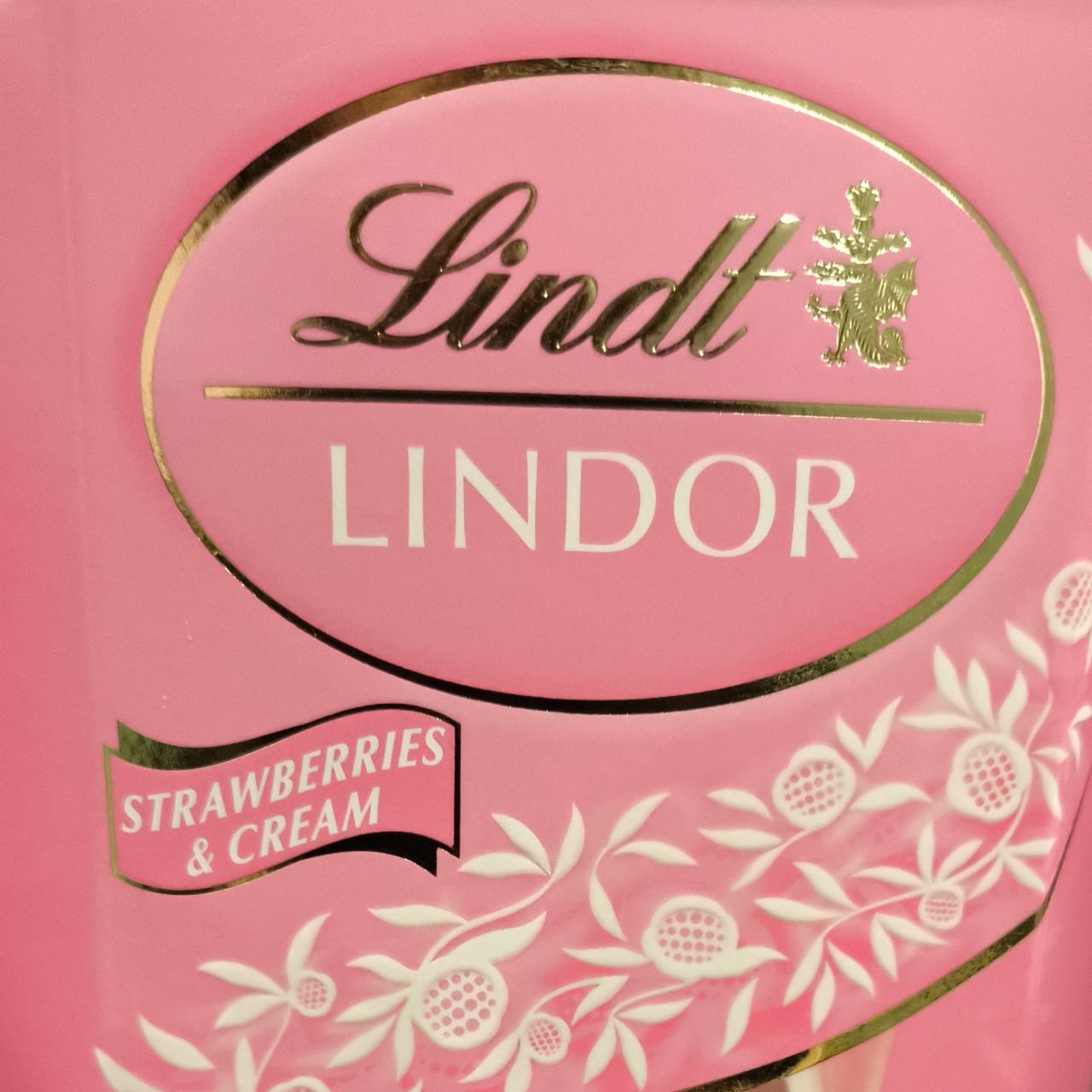 Фото - Lindor strawberry&cream Lindt