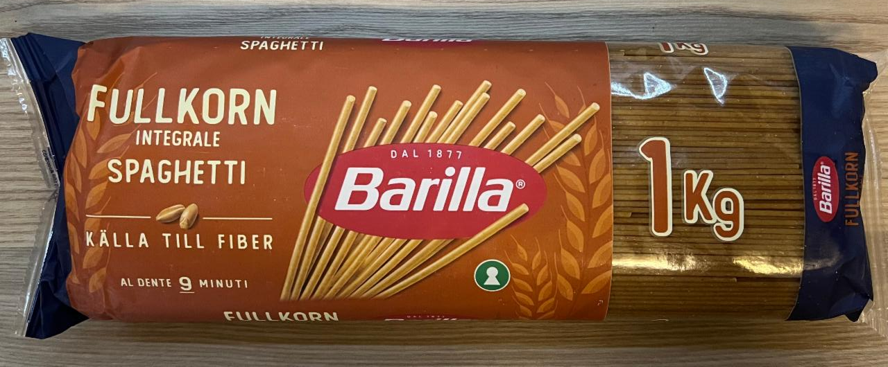 Фото - Fullkorn integrale spaghetti Barilla