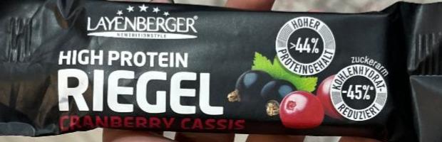 Фото - High protein riegel cranberry cassis Layenberger