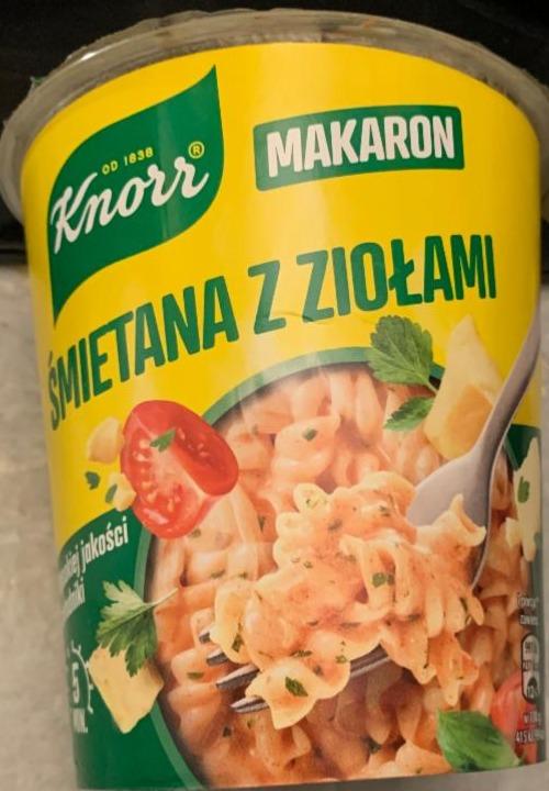 Фото - Makaron śmietana z ziołami Knorr