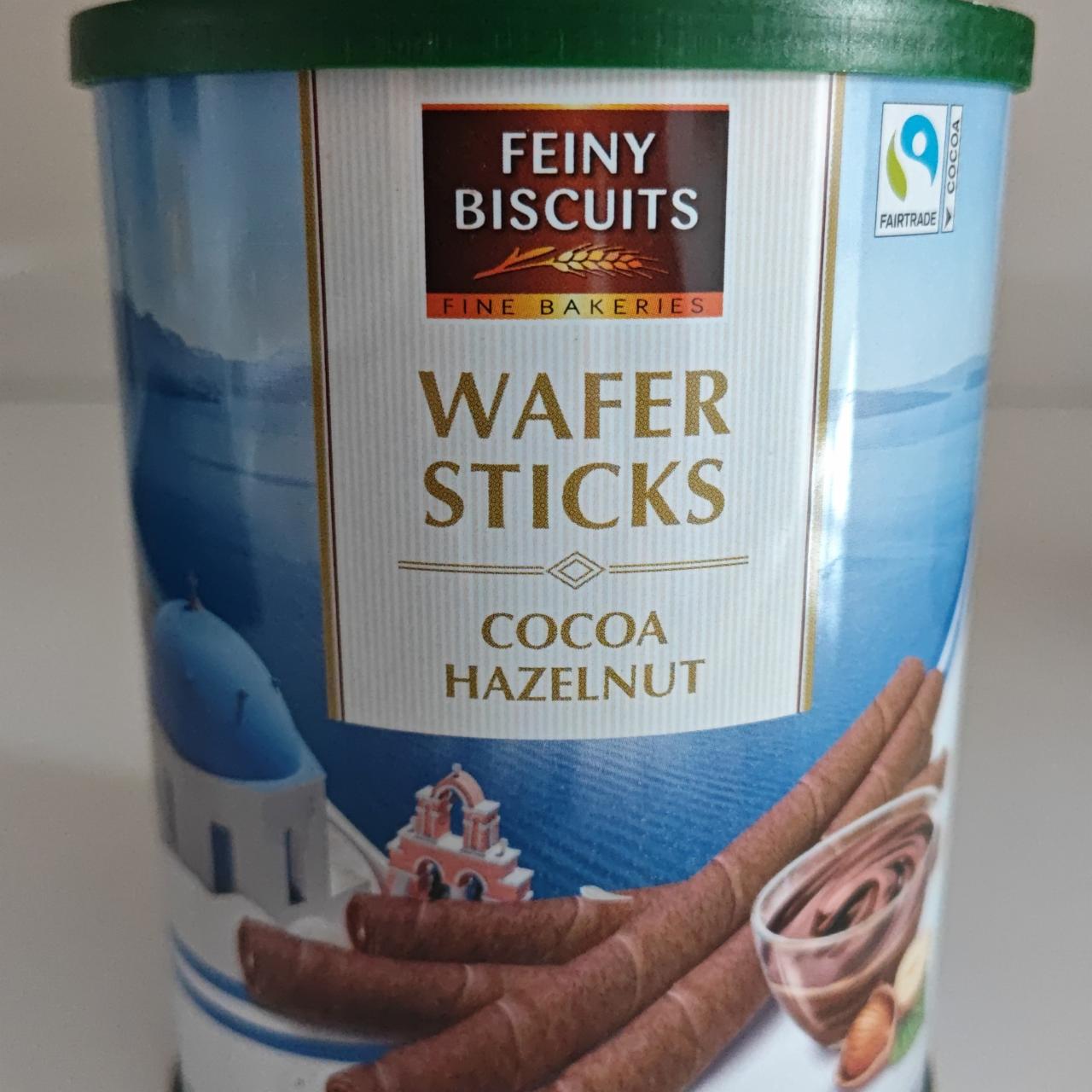 Фото - Wafer Sticks cocoa hazelnut Feiny Biscuits