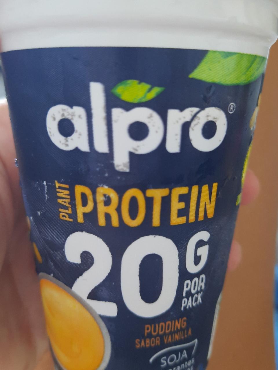 Фото - Plant protein pudding vanilla Alpro