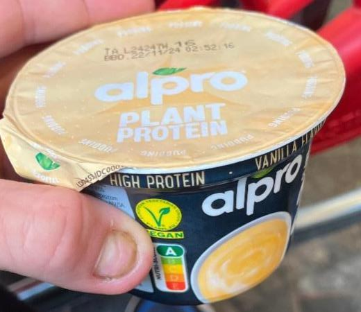 Фото - Plant protein pudding vanilla Alpro