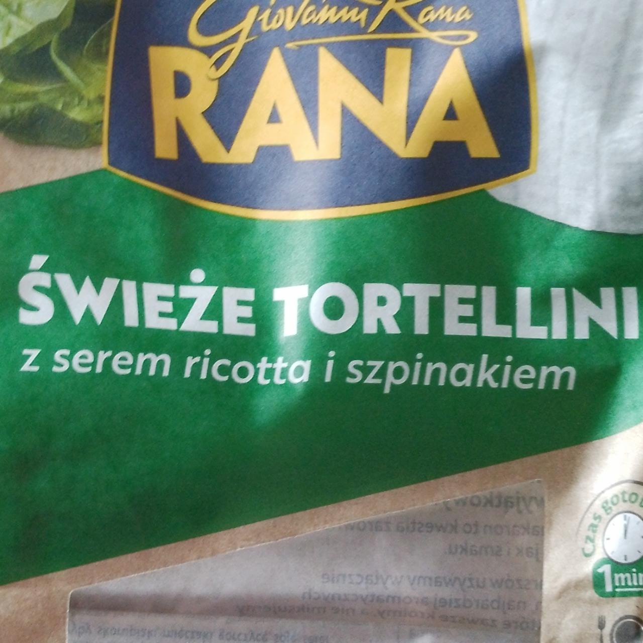 Фото - Swieze tortellini z serem ricotta i szpinakiem Rana