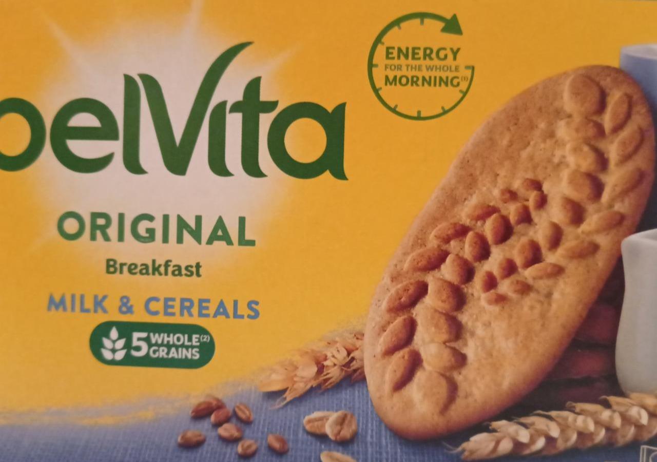 Фото - Печенье мультизлаковое Milk&Cereals Original Breakfast BelVita