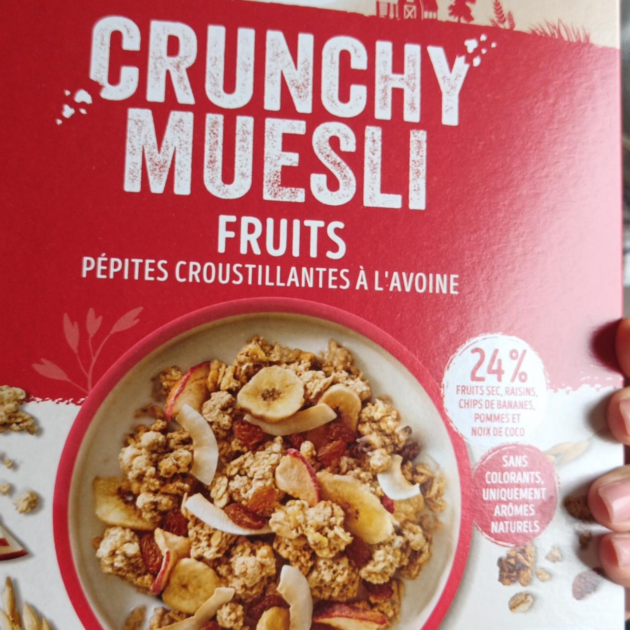 Фото - Crunchy muesli fruits pepites croustillantes l'avoine Crownfield