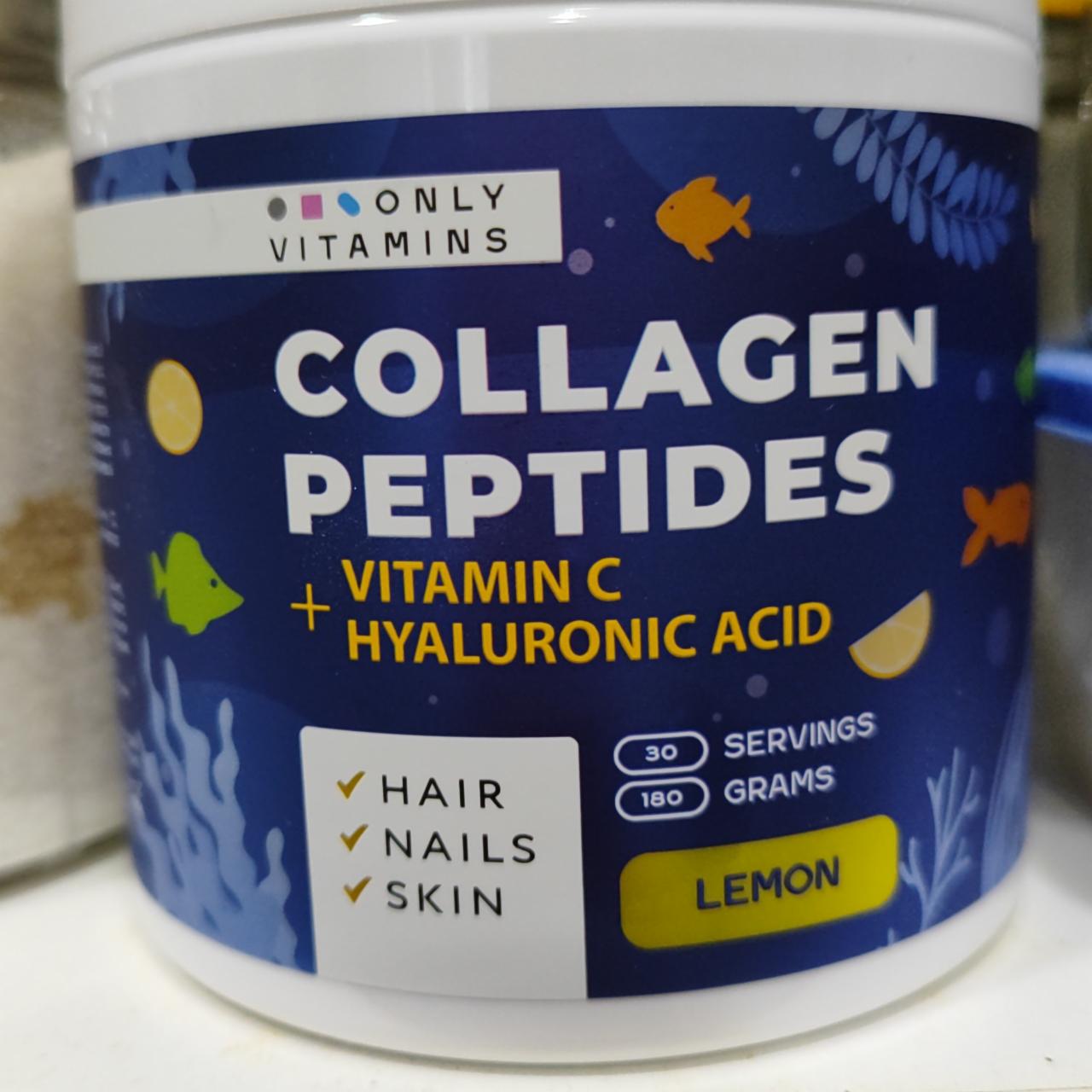 Фото - Collagen peptides vitamin C hyaluronic acid Only Vitamins