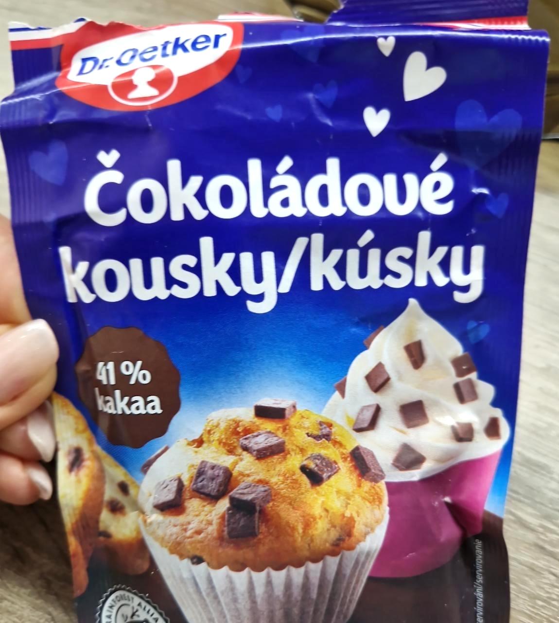 Фото - кусочки шоколада 41% какао Dr.Oetker