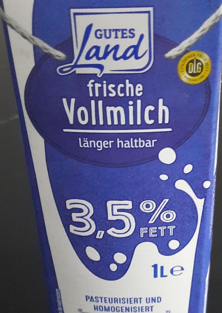 Фото - Frische vollmilch länger haltbar 3.5% Gutes Land