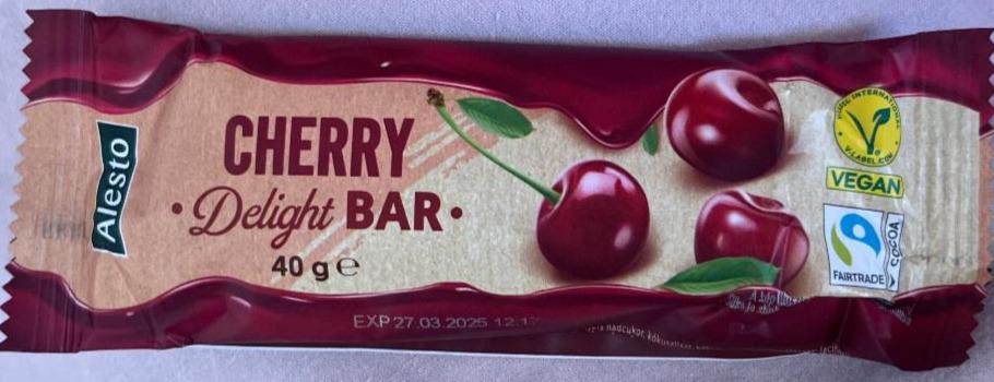 Фото - Фитнес батончик cherry delight bar Alesto