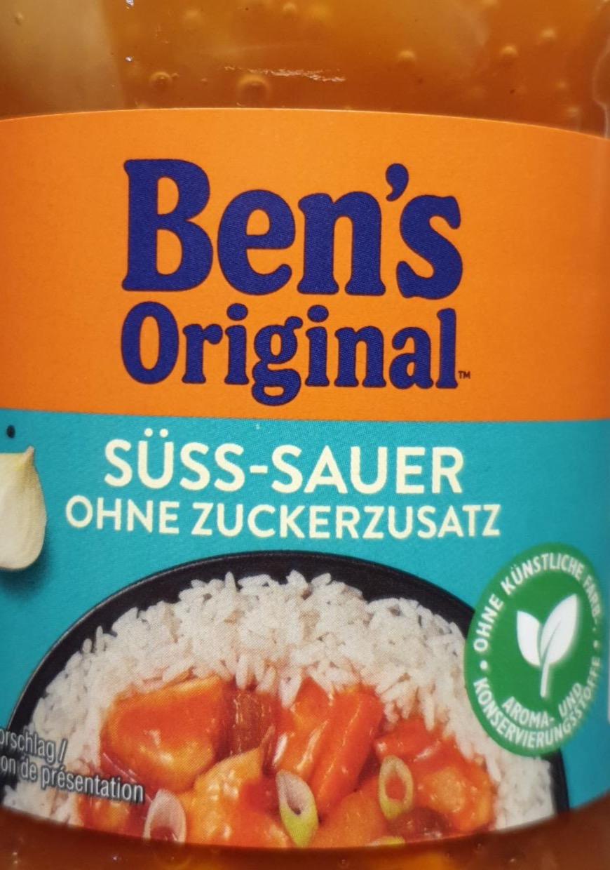 Фото - Süß sauer ohne zucker Bens Original