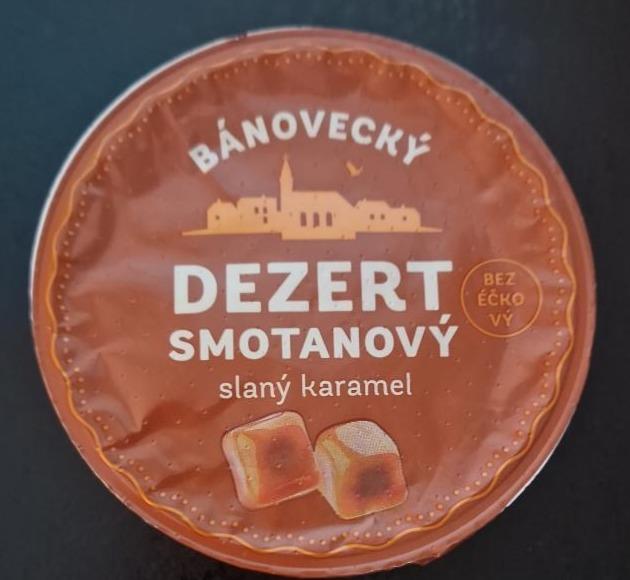 Фото - Dezert smotanový Slaný karamel Bánovecký