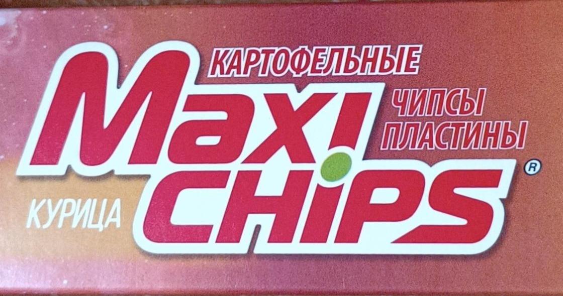 Фото - Чипсы картофельные со вкусом курицы Maxi chips