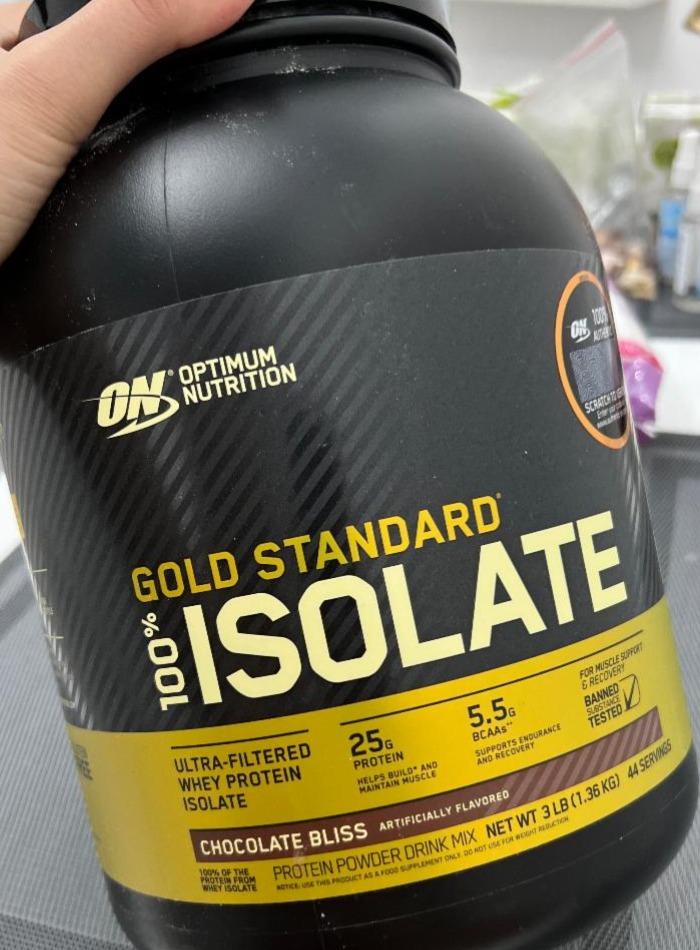 Фото - Isolate gold standard Optimum Nutrition