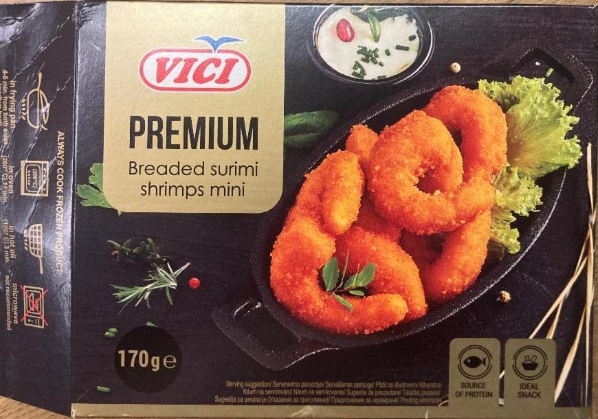 Фото - Premium breaded surimi shrimps mini Vici