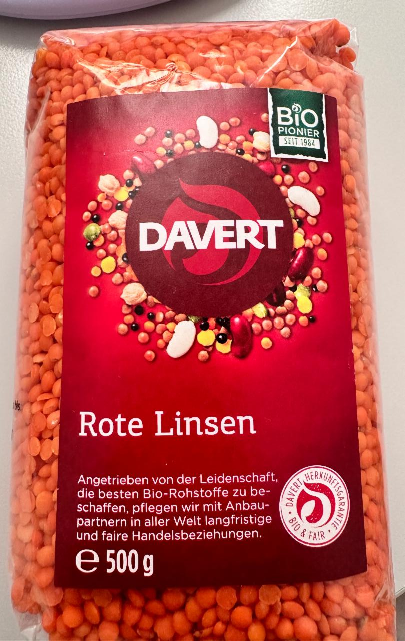 Фото - Rote Linsen Davert