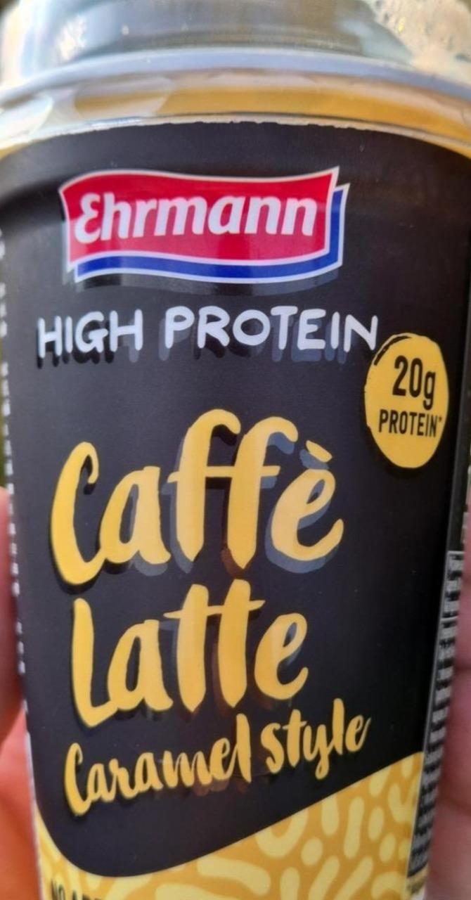 Фото - High protein caffé latte caramel style Ehrmann