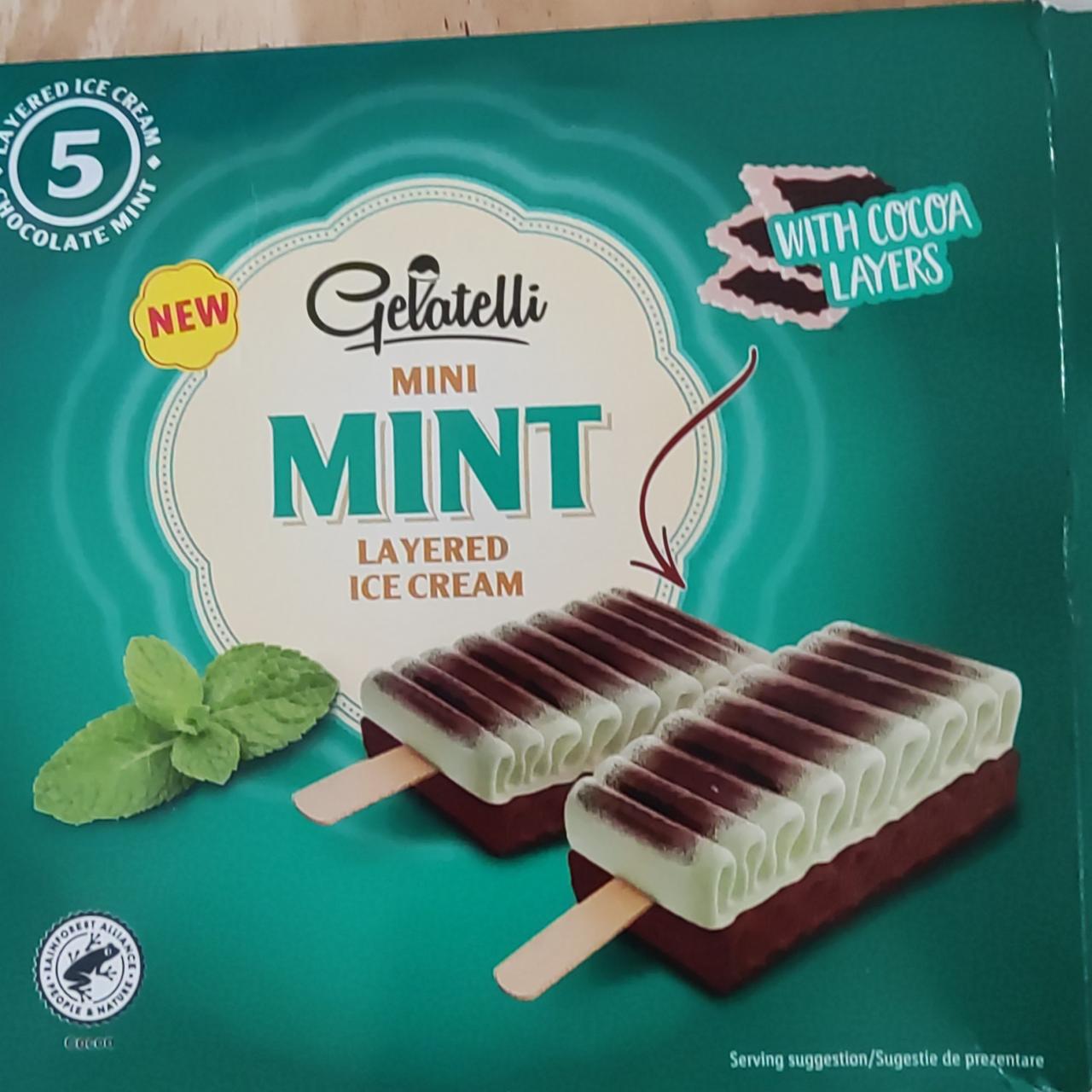 Фото - Mini mint layered ice cream Gelatelli