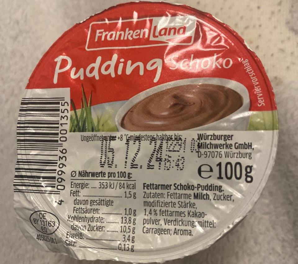 Фото - Pudding schoko Frankenland